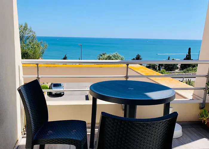 Sète - Fewo mit Meerblick, Schwimmbad